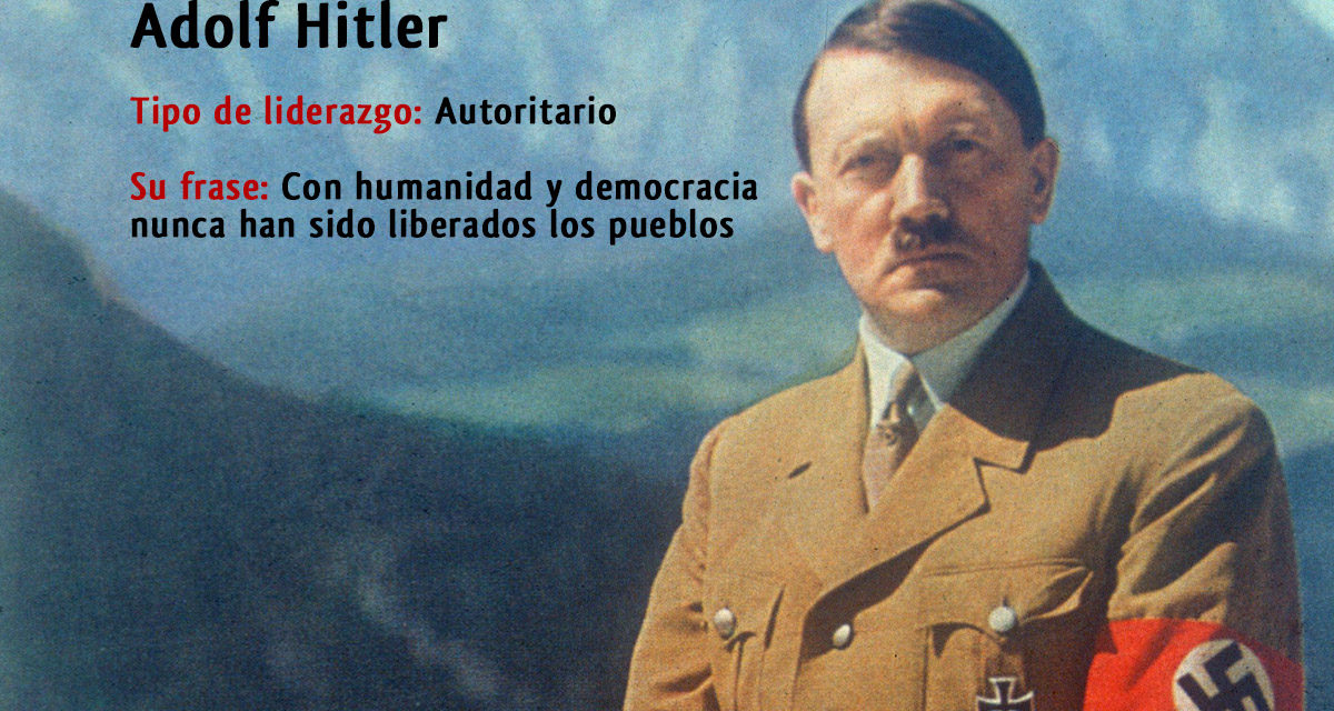 Tipo de liderazgo de  Adolf Hitler: Líder dictador
